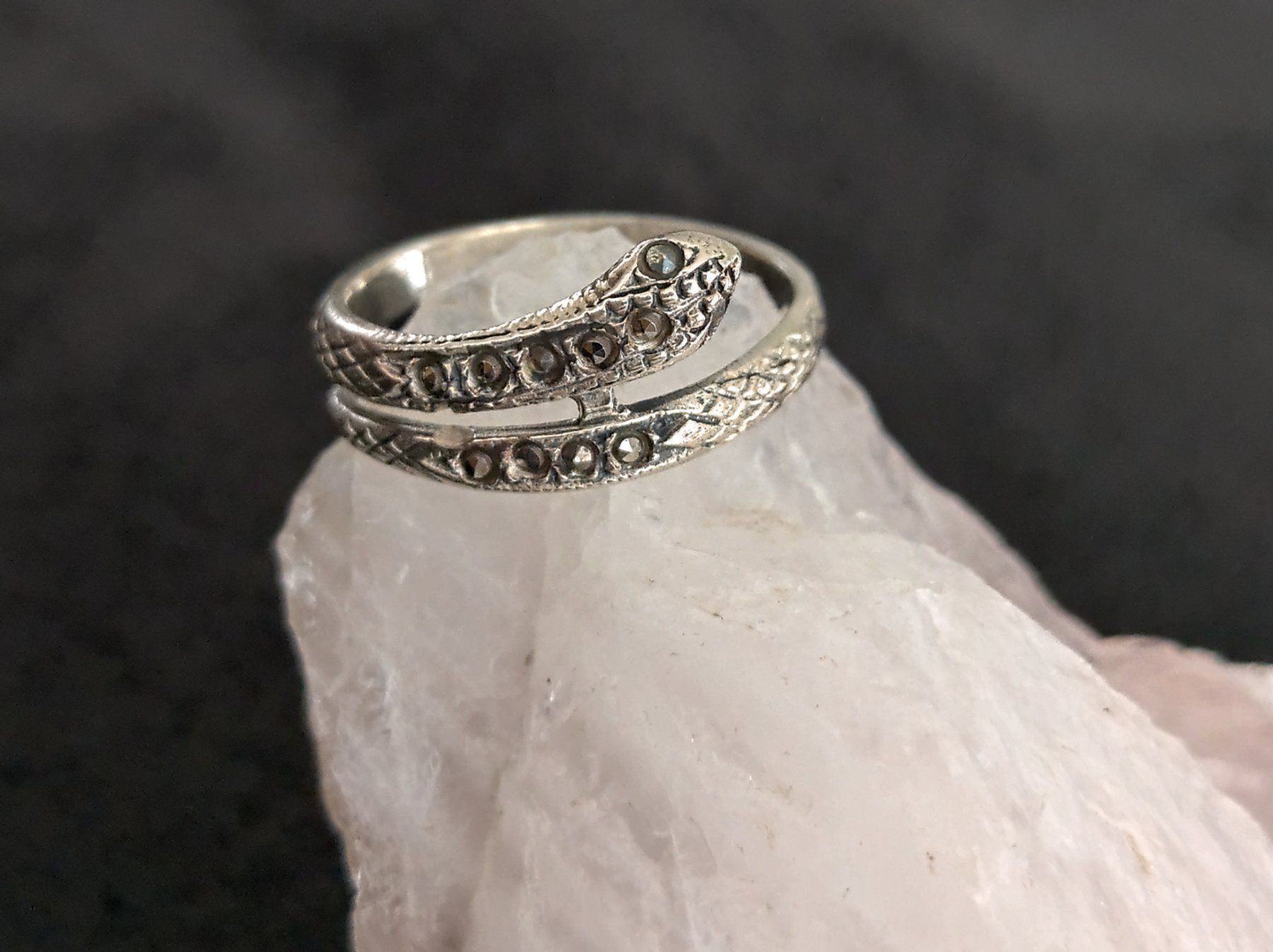 Anelli: Ring Silber 925 Schlange – Usato da Istighofen venduto da Ringparadies