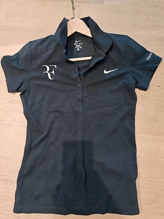 Damen Polo Shirt, S -Roger Federer Credit Suisse Logo