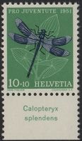 10 Rp. Wasserjungfer mit TAB (Calopteryx splendens)
