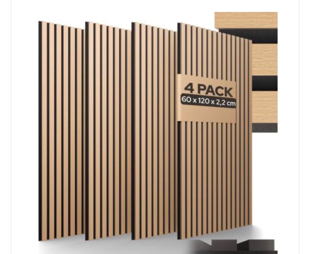 Autres accessoires: Akustikpaneele 4er Set - Eiche – Neuf avec emballage d'origine à Amriswil par JaJa-Express 6
