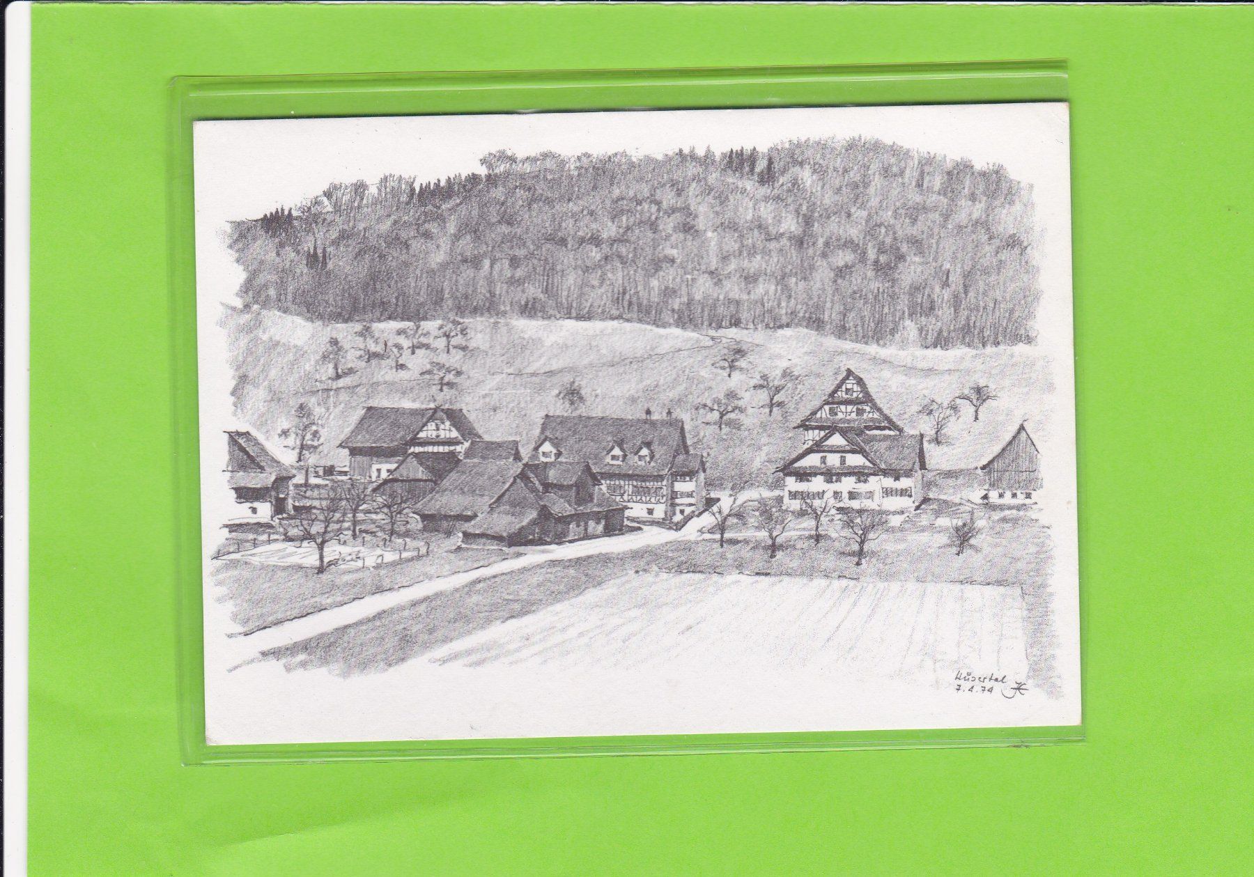 Cartoline postali: Husertal, Hausen a.A. – Usato da St. Peterzell venduto da neckertal