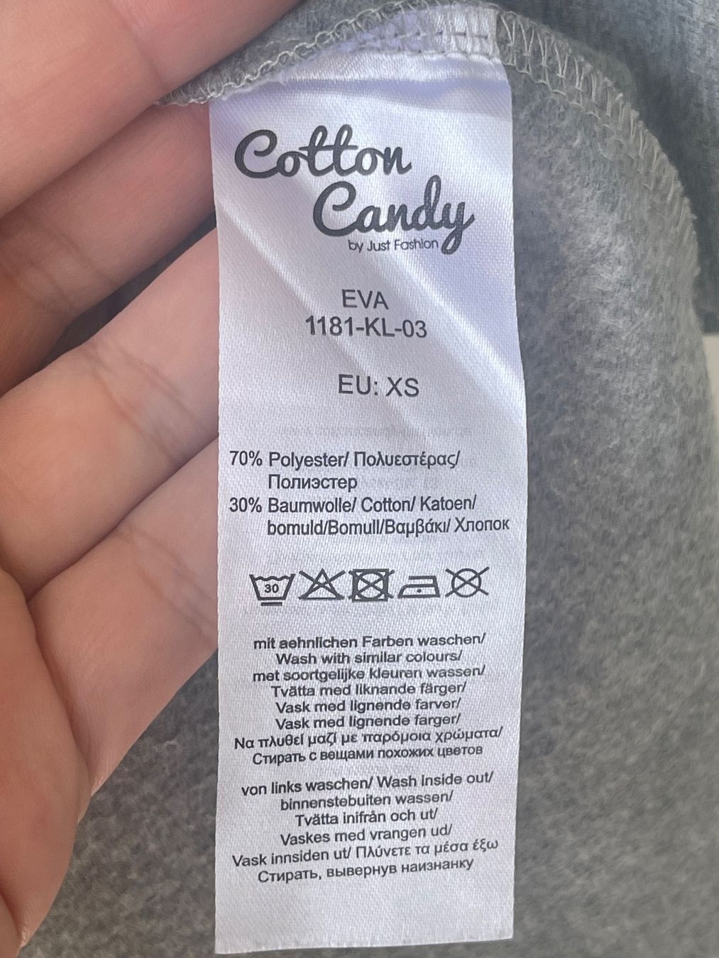 Vestiti: Cotton Candy Kleid grau Gr. XS – Usato da Brütten venduto da Rod816 4