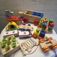 Holzspielzeug Konvolut, verschiedene Teile..