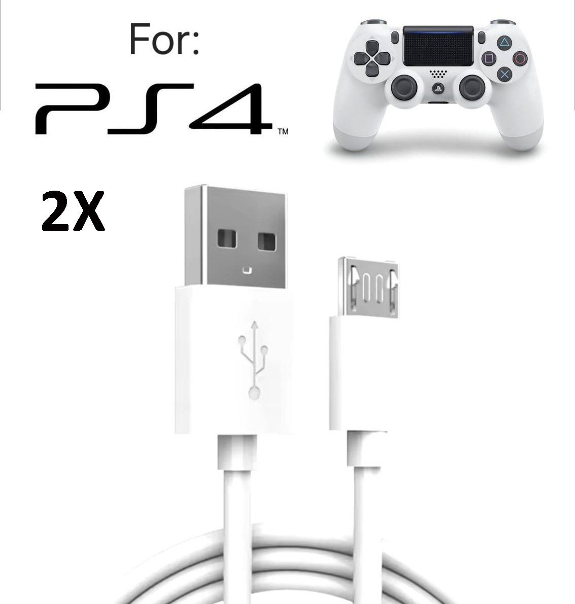Sony Controller: 2x Sony Playstation 4 Controller Kabel PS 4 Gamepad NEW – Usato da Lugano venduto da Smerovingio