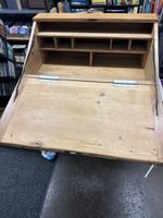 Schreibtischauflage  Holz Vintage mit Fächern
