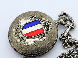 Ornica Savonette Taschenuhr mit Kette Quarz