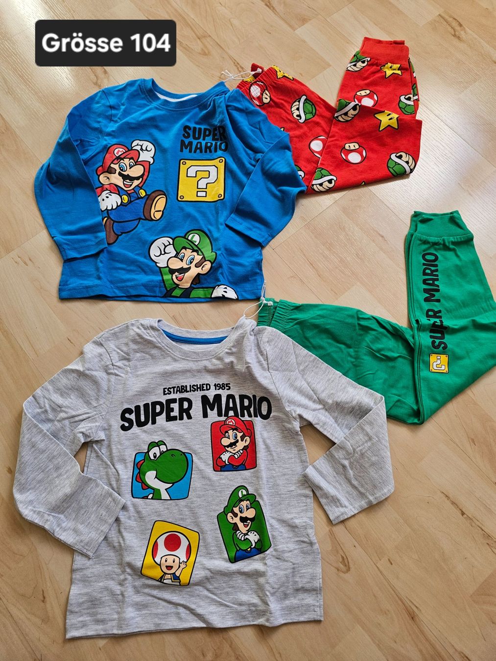 Pyjamas & Ähnliches: Super Mario - Grösse 104 – Neu (gemäss Beschreibung) aus Balterswil von Dikdik1992