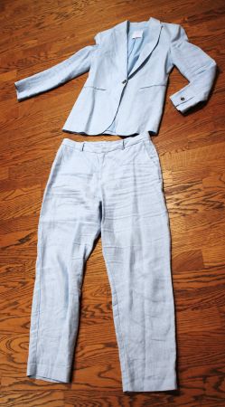 Mango Blazer & Hose ☆Sommerlicher Anzug hellblau ☆NEU☆