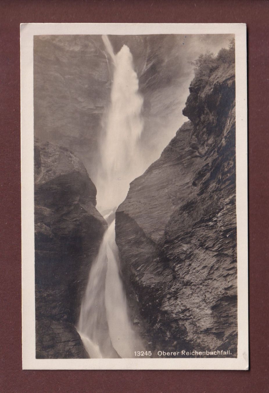 Cartoline postali: Oberer REICHENBACHFALL - 1926 – Usato da Pully venduto da nicecards-shop
