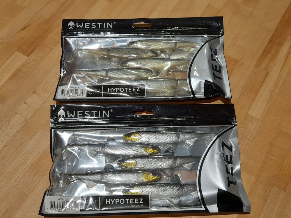 Westin HypoTeez Gummifische 9 Cm – Köder Für Hecht, Zander, Barsch (6 Stück, 8 Farben)