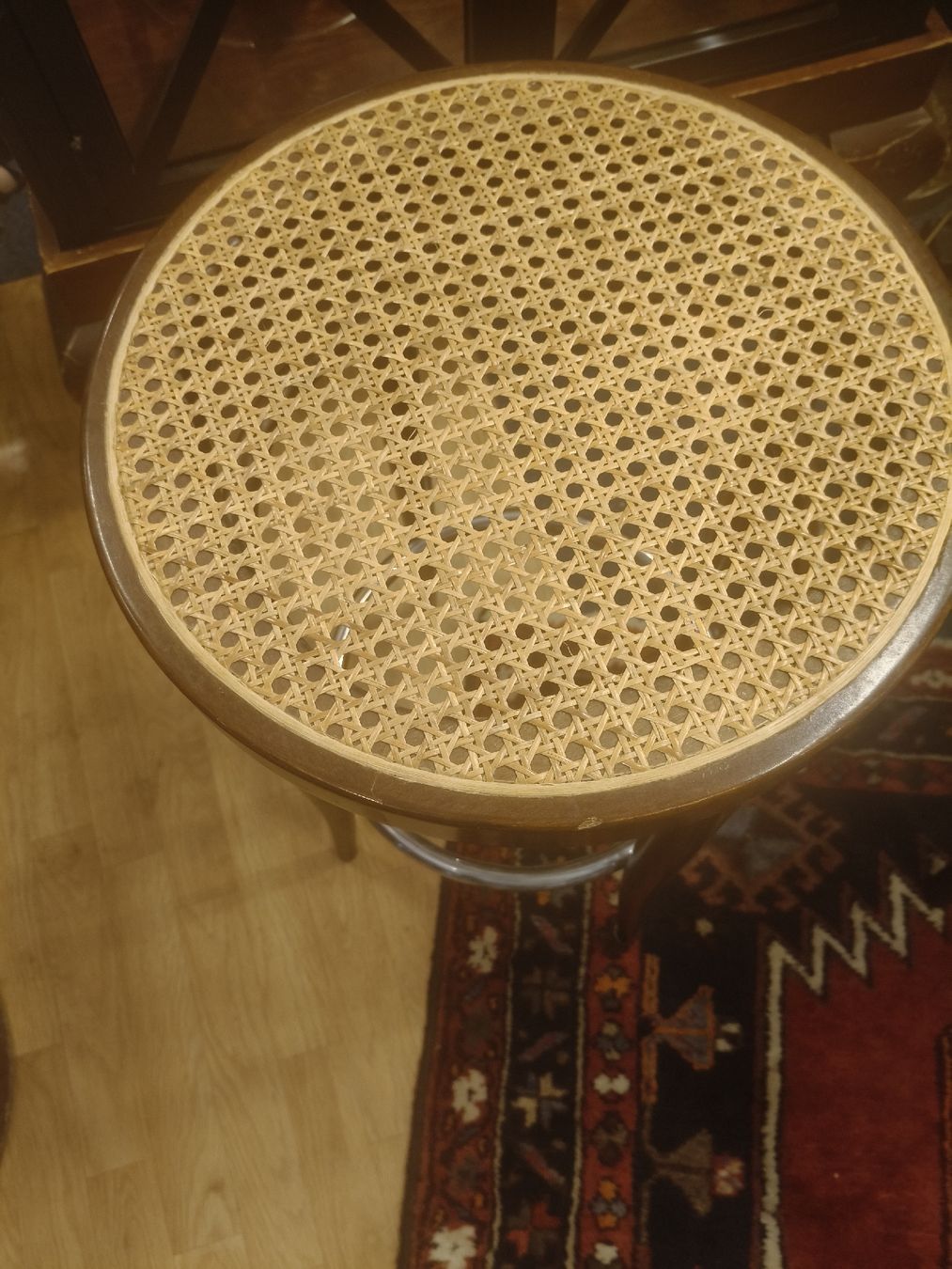 Sgabelli: Thonet Barhocker mit Rattansit – Usato da Zwingen venduto da inf_2blh 1