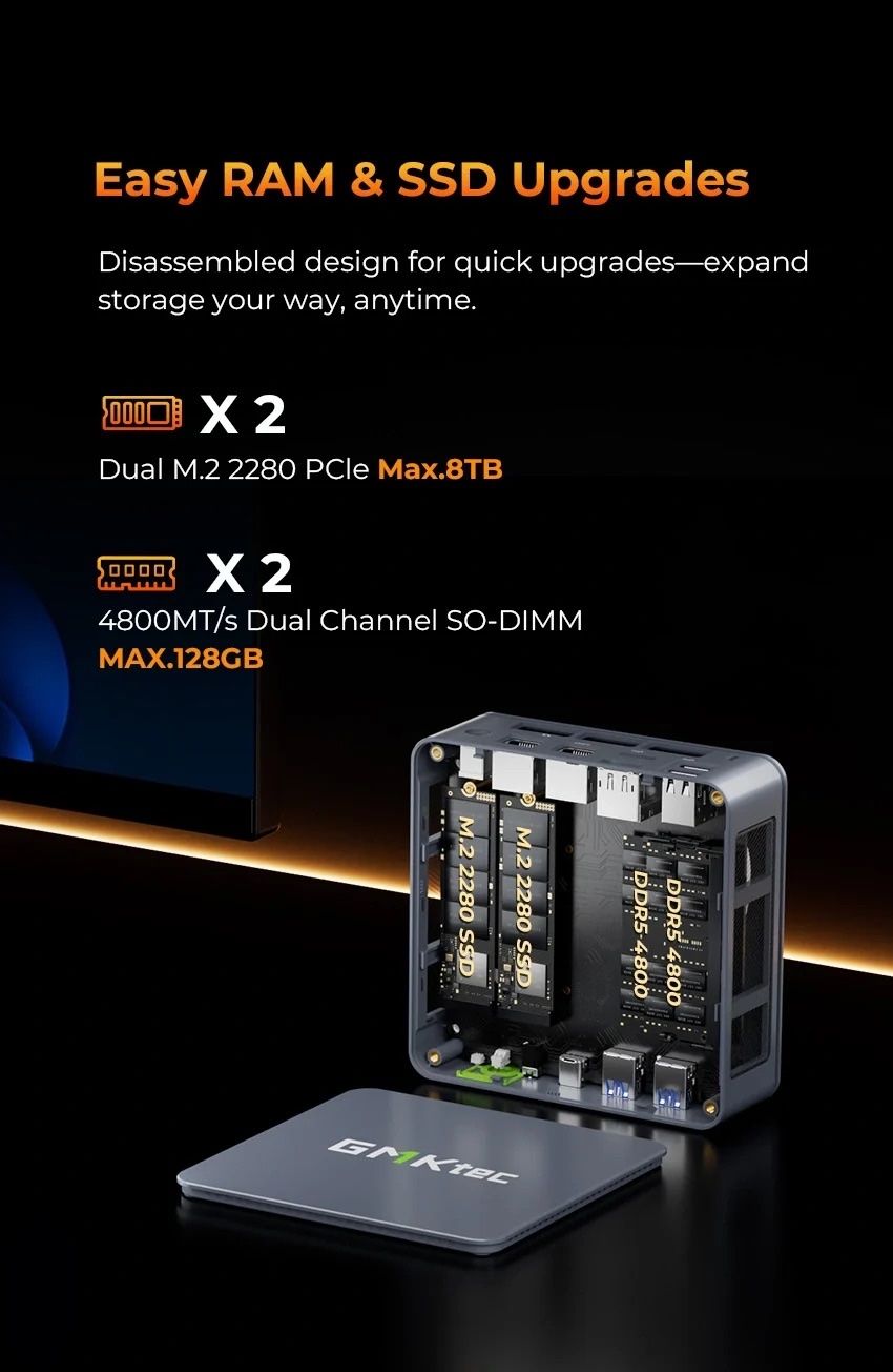 Amd PCs: GMKtec M6 Ultra AMD Ryzen – Neu (gemäss Beschreibung) aus Embrach von squarely 3