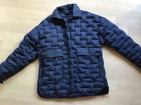 CMP lässige schöne  leichte Daunenjacke blau Gr XS hoher NP