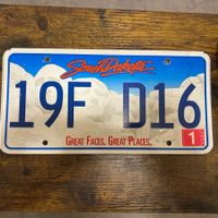 🇺🇸 U.S. Autoschild - South Dakota 19F D16 - ORIGINAL