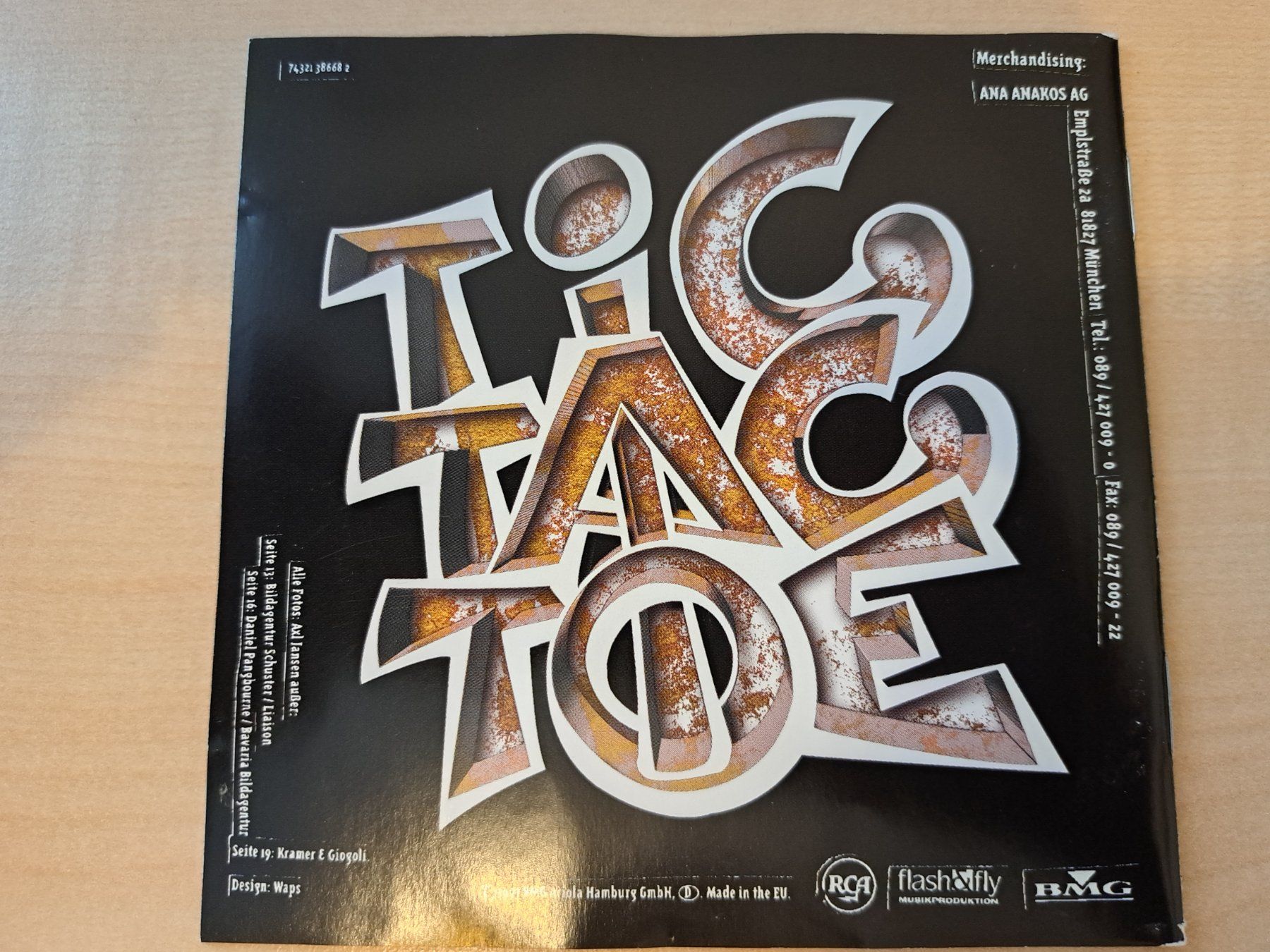 CD: CD Tic Tac Toe. Klappe die 2.te von 1997 – Usato da Glashütten venduto da Christheswiss 1