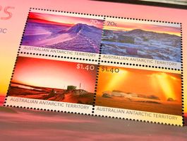 Australien Antarktis Briefmarken Block - top Farbintensiv !!