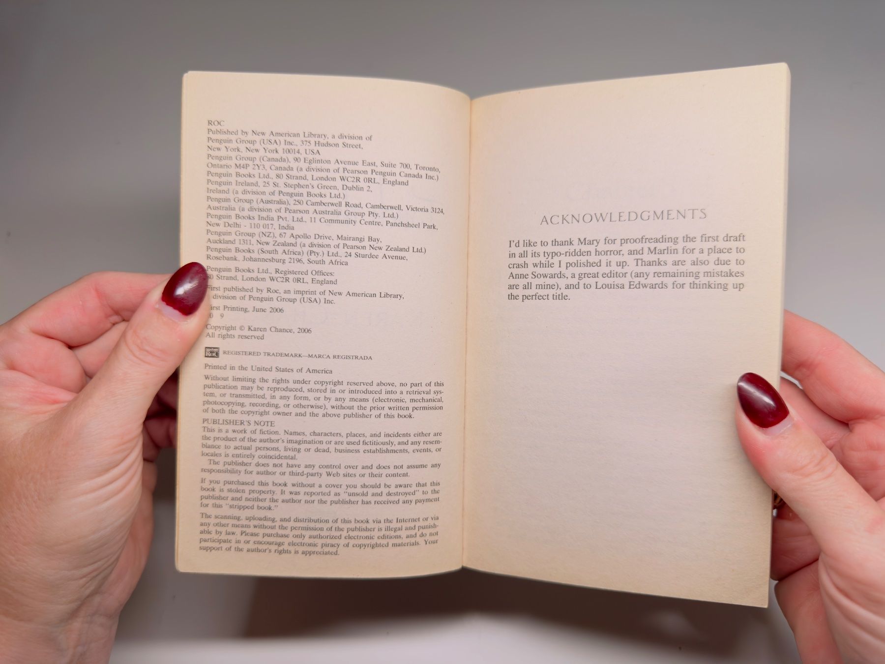 Bücher: NOVEL: Karen Chance, Touch the dark – Gebraucht aus Grosswangen von English_books 2