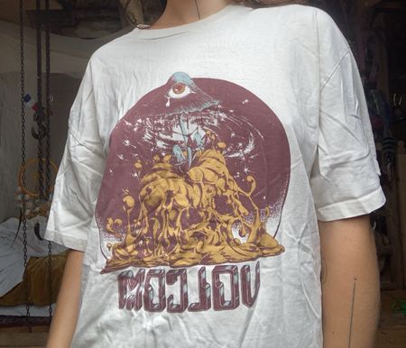 Shirt mit Psychedelic Trippy aufdruck 