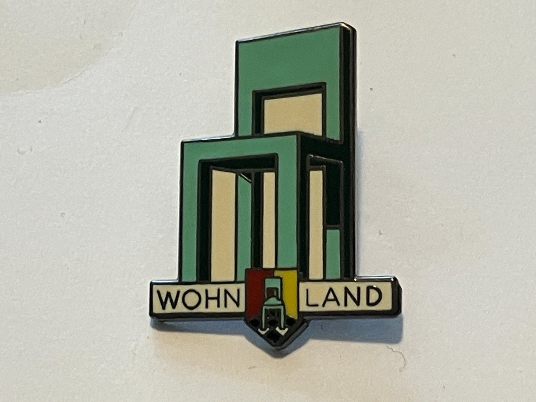 Plaketten & Abzeichen: 1 Pin Wohn Land – Gebraucht aus Basel von djwwpp