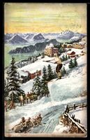 Rigi-Kaltbad, Verschneite Winterlandscha