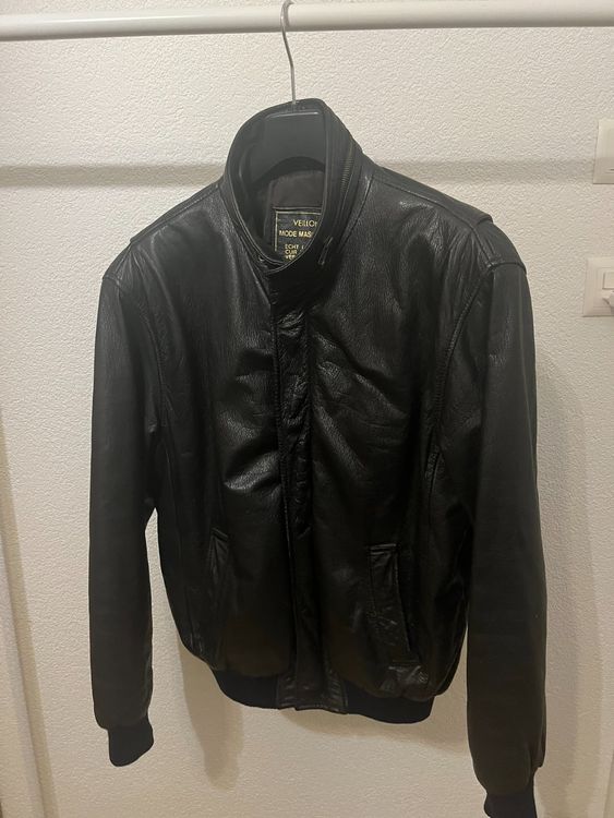 Giacche: Veste en cuir véritable pour homme - Taille M - Noir – Usato da Blonay venduto da Ems_lat1204 1