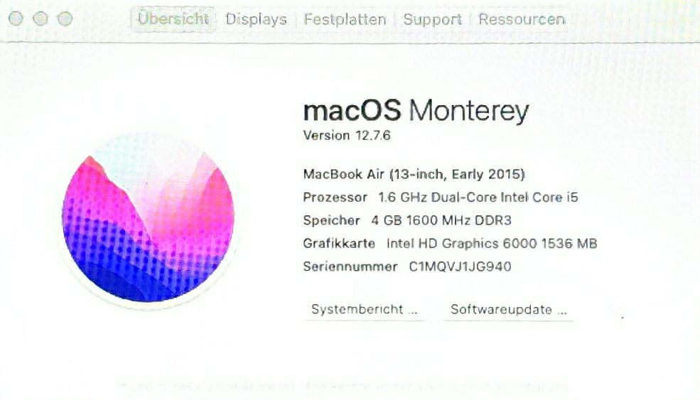 Apple Notebook: MacBook Air 13-inch (2015) – Usato da Volketswil venduto da 0b0 6