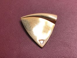 Anhänger mit Trillion cut Diamant aus 18 Kt Gelbgold Au 750