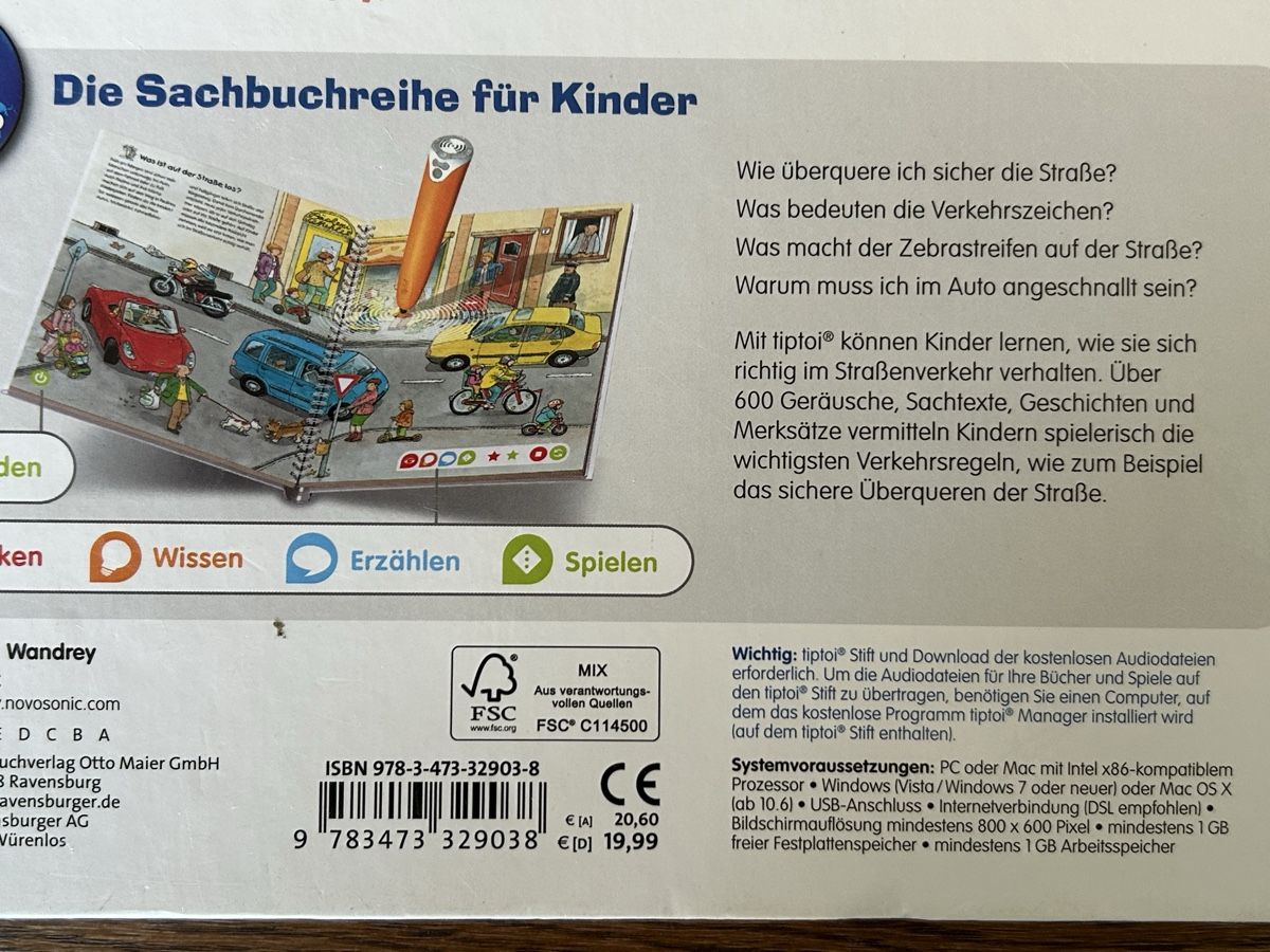 Libri: Tiptoi Buch "Sicher im Strassenverkehr" – Usato da Wolhusen venduto da eve_m6cg 2