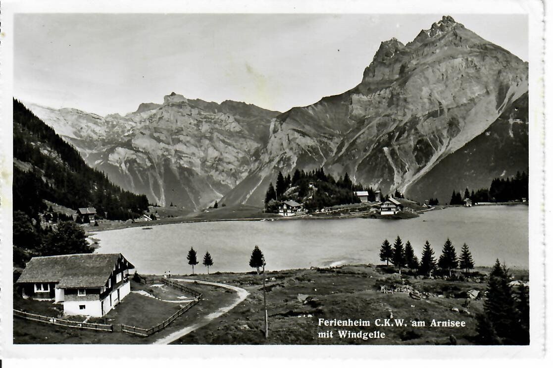 Cartoline postali: Ferienheim C.K.W. am Arnisee – Usato da Hochdorf venduto da Ziegel-16