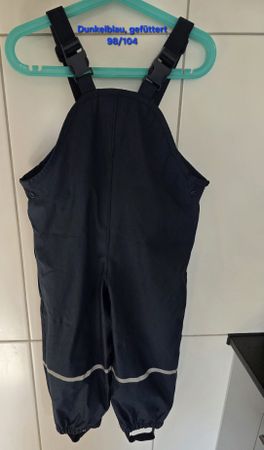 Regenhosen gefüttert 98/104