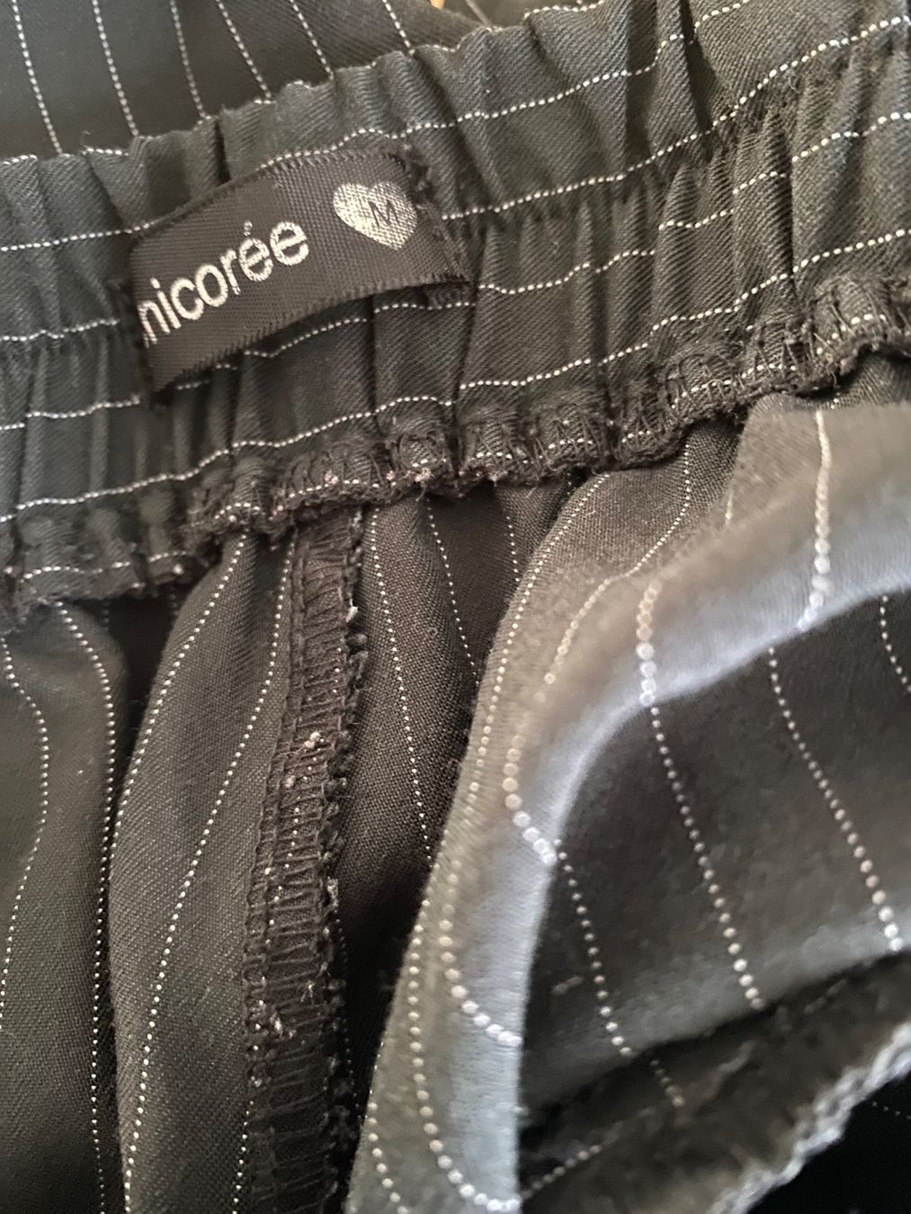 Hosen: Stoffhose grau weiß gestreift Gr M – Gebraucht aus Zürich von Herbion1 6