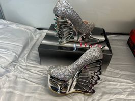 Extravaganten Plateau Pumps Gr 34 Neu