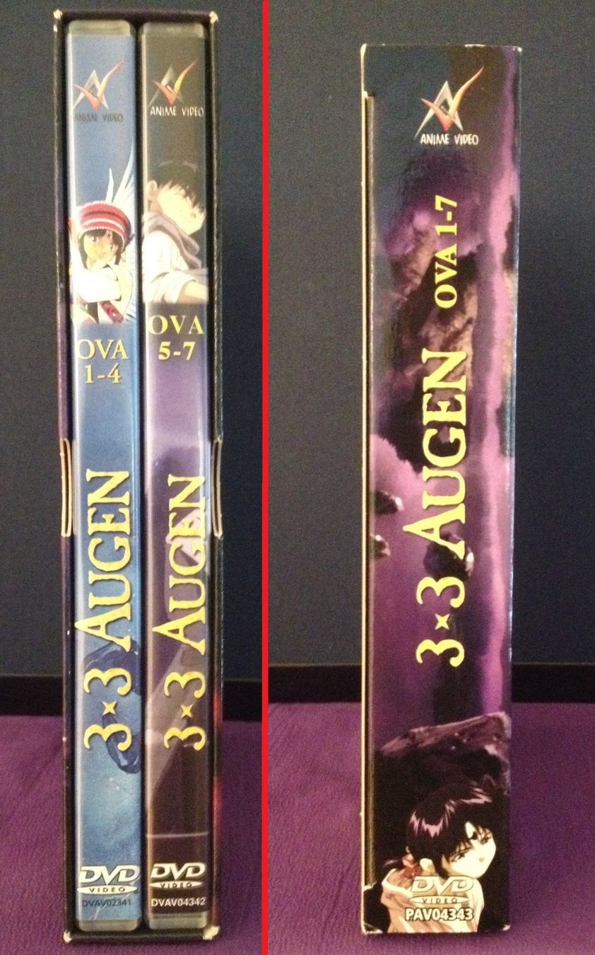 Tutti i DVDs: 3x3 Augen DVD, Anime - rare, OOP – Usato da Schaffhausen venduto da manu300 2