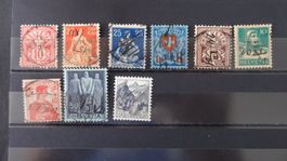 Lot Handentwertungen 9 Werte   177