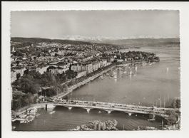 AK ca.1955 Zürich Quaibrücke , Utoquai