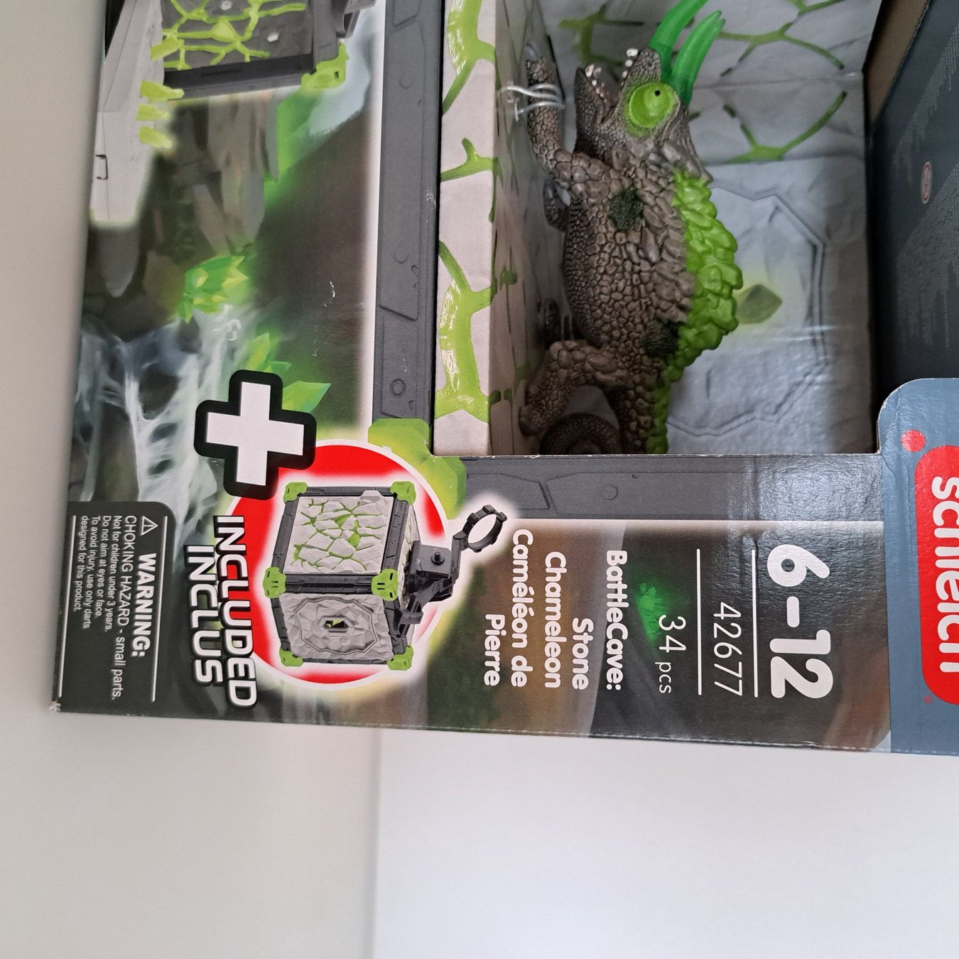 Schleich Giocattoli: Schleich 42674 Eldrador: Lavahyäne + 42677 Steinchamäleon, – Nuovo e nell'imballaggio originale da Langendorf venduto da thesi246 5
