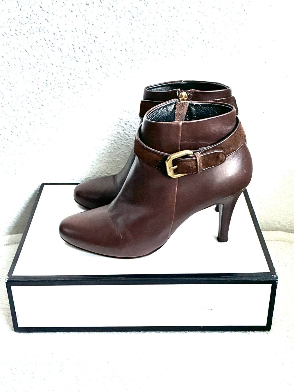 Navyboot Scarpe da donna: NAVYBOOT braune Leder Stiefeletten Grösse 39 – Usato da Kloten venduto da Nephty 7