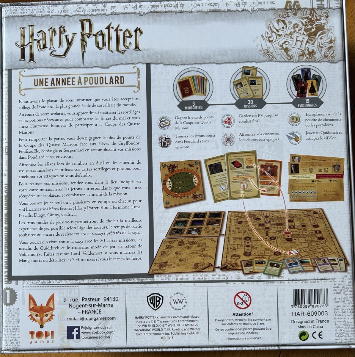 Giochi: Harry Potter - une année à Poudlard – Nuovo (secondo la descrizione) da Athenaz (Avusy) venduto da cyrano476 1