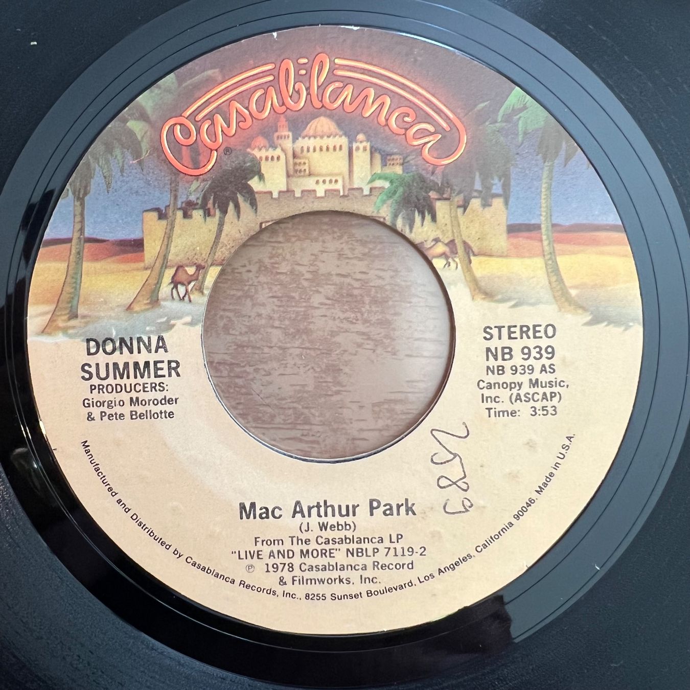 Dischi in vinile: Donna Summer - Mac Arthur Park / 1. US-Press. 1978 – Usato da Gais venduto da soundcave57