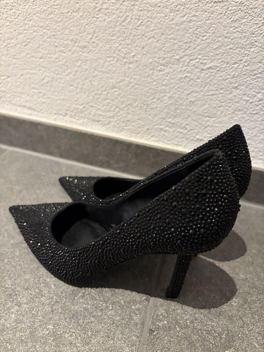 Zara Scarpe da donna: ZARA Highheels - Glitzer schwarz  – Nuovo (secondo la descrizione) da Staufen venduto da SilveRain
