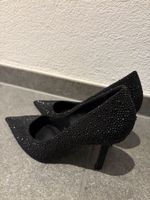 ZARA Highheels - Glitzer schwarz 
