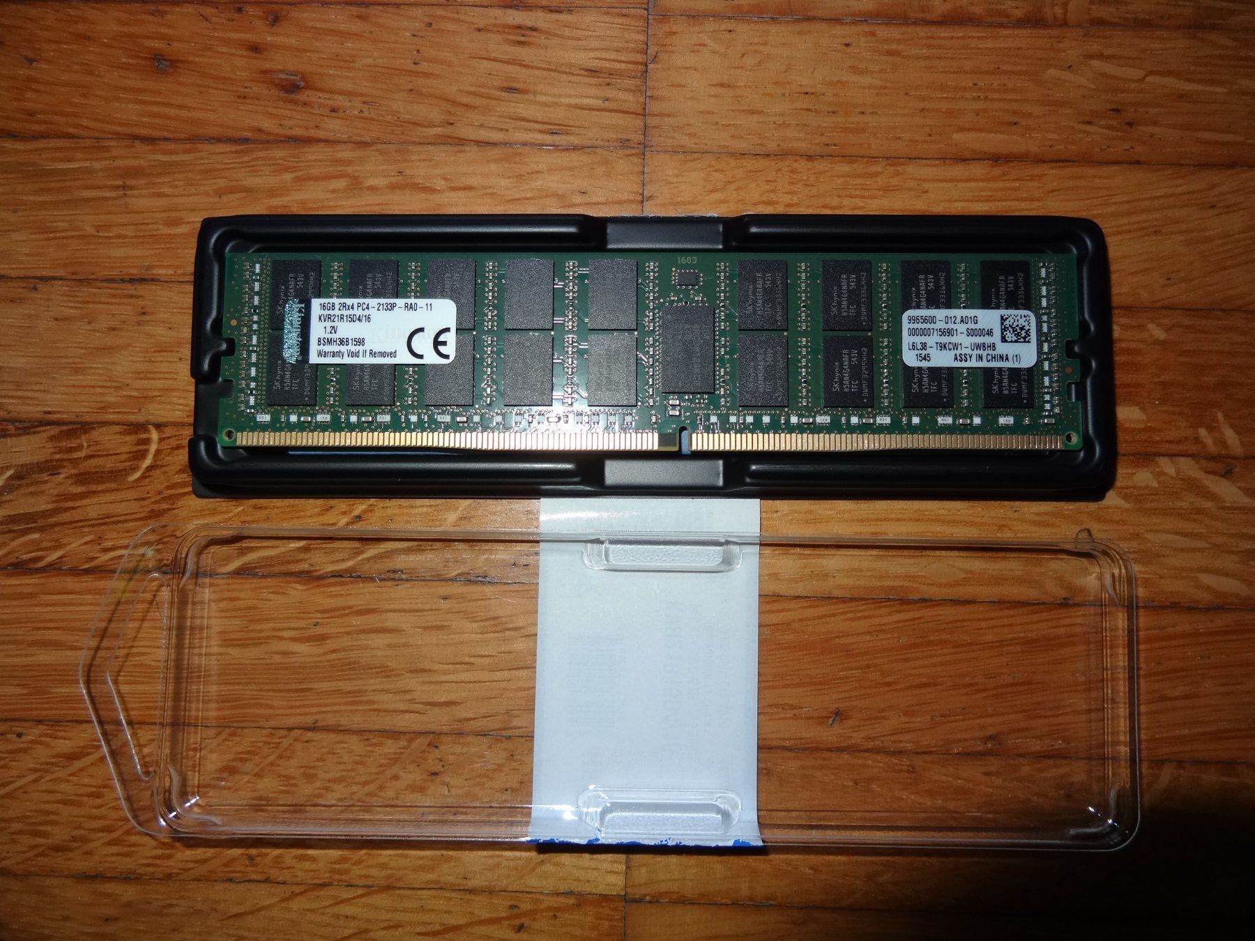 PC: Kingston KVR21R15D4/16 – Usato da Oetwil am See venduto da Freeman81 1
