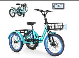 E Bike Dreirad für Erwachsene Klapprad, 20" Herren