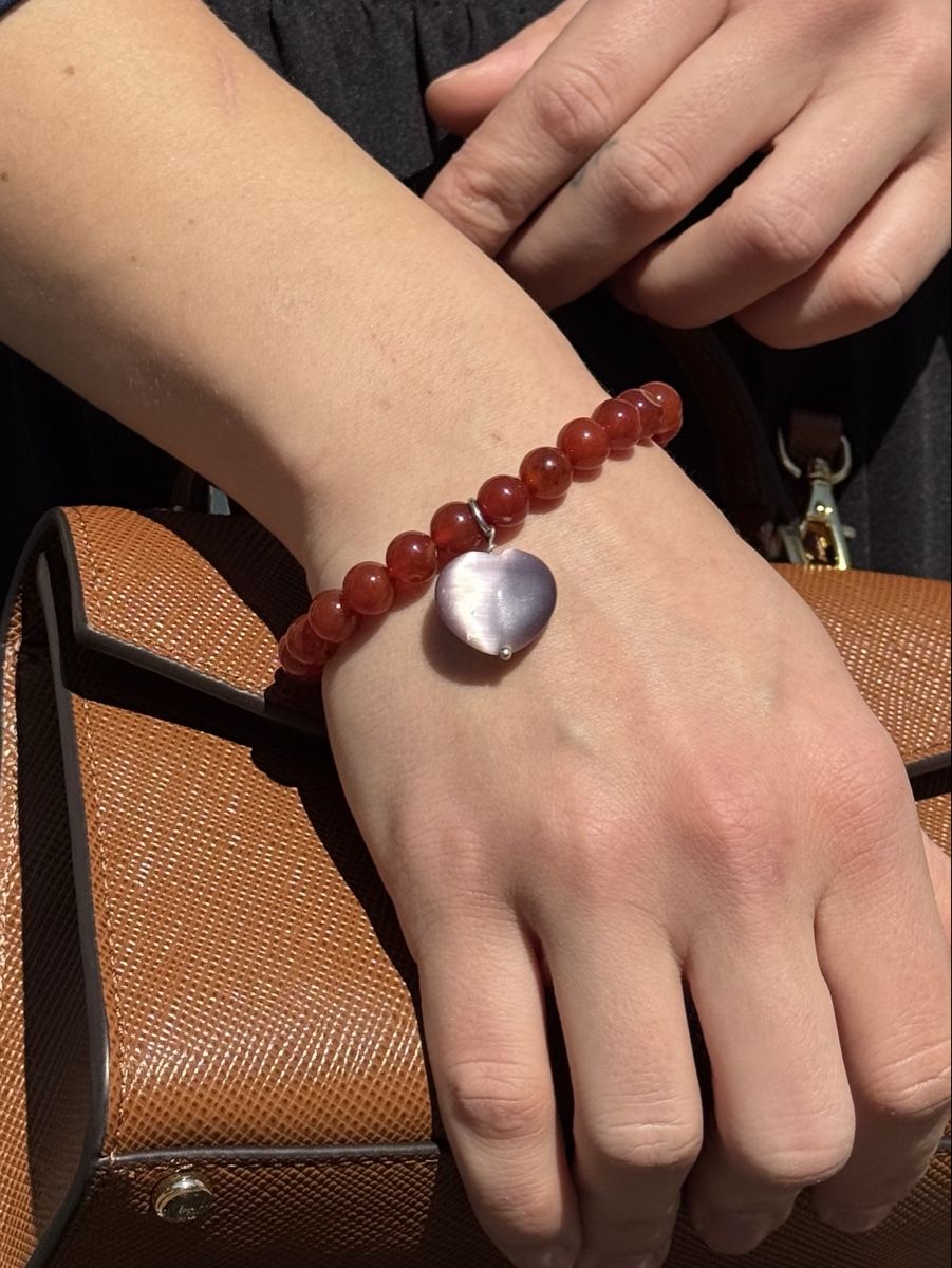 Bracciali & Braccialetti: bracelet en cornaline et œil de chat – Nuovo (secondo la descrizione) da Clarens venduto da ki.pierre