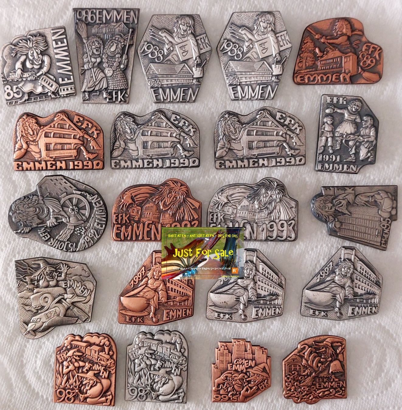Placchette & Badge: Fasnachtsplaketten Emmen LU (21) – Nuovo (secondo la descrizione) da Rotkreuz venduto da JustForSale