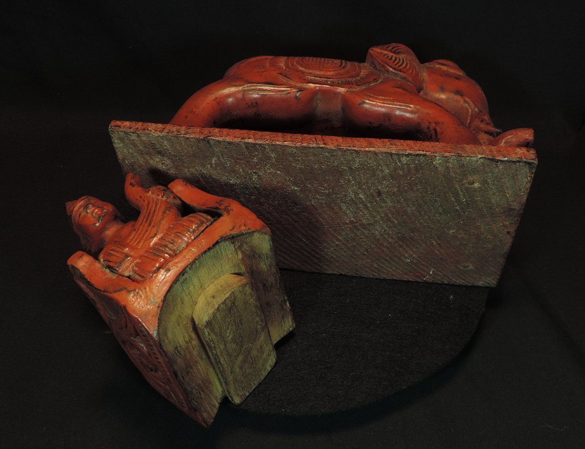 Figuren: alte Elefantenfigur mit Reitern aus Myanmar – Gebraucht aus Duggingen von roterbambus 7