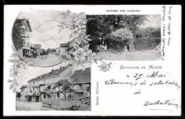 AK Marin, Entree des Jardins, Hotel Fillieux, Ortspartie