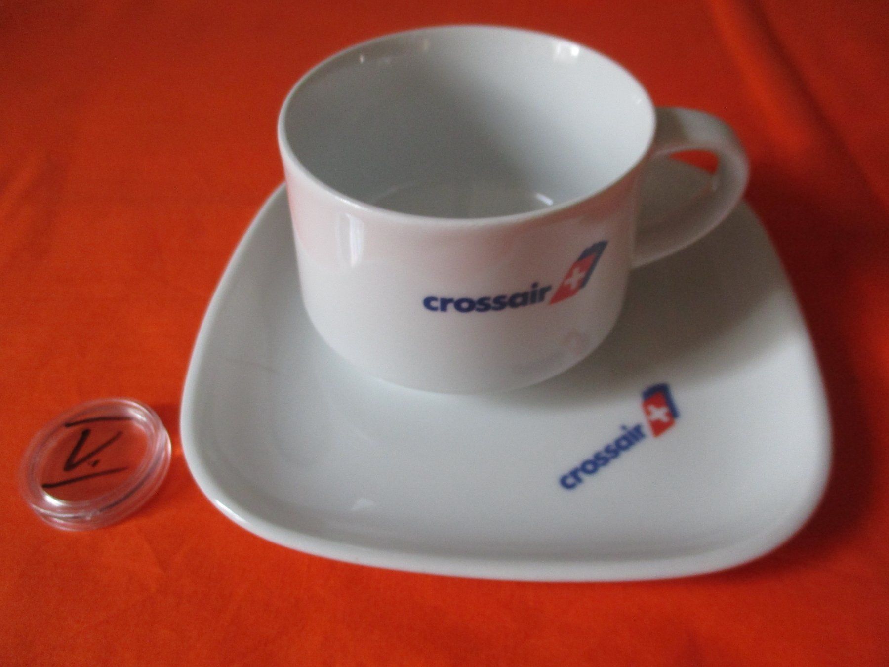 Crossair Tassen: Langenthal Tasse, Crossair – Neu (gemäss Beschreibung) aus Birsfelden von alles-muss-raus