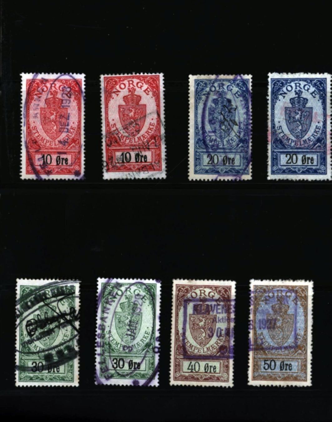 Tutti i francobolli: Norwegen Stempelmarken (AZ937) – Usato da Seuzach venduto da Harri19