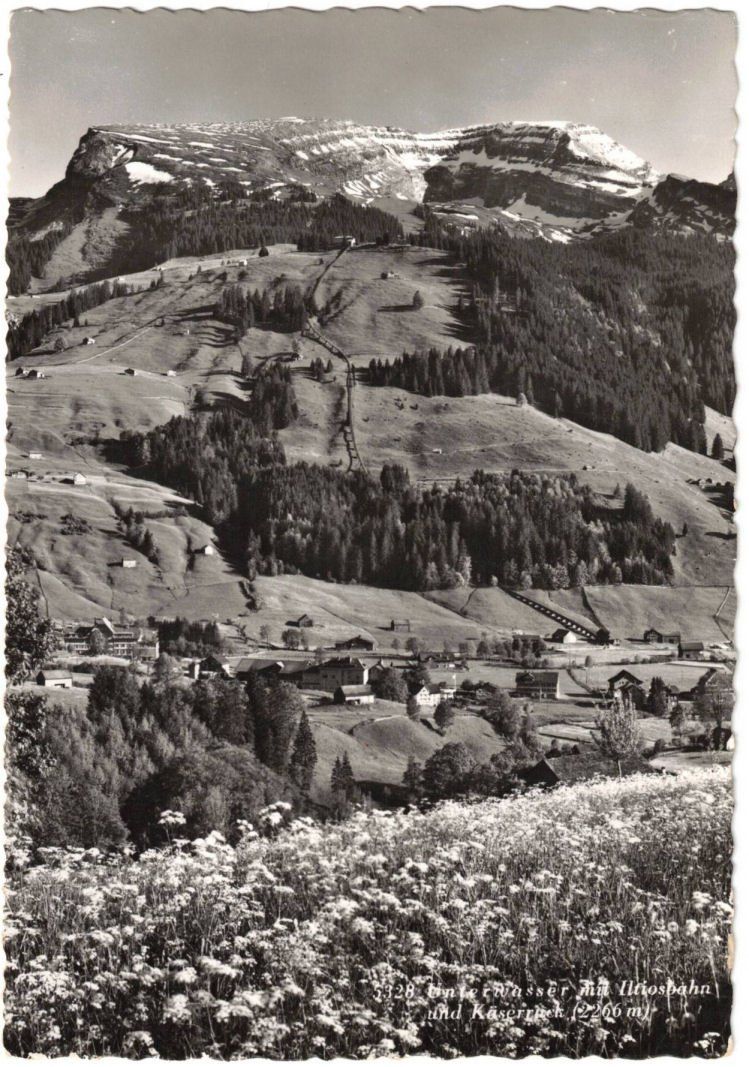 Cartoline postali: Unterwasser - Standseilbahn Iltios – Usato da Binningen venduto da Mountainrider